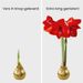 Amaryllis wax ball (gold glitter)