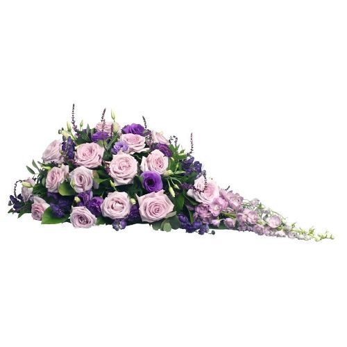 Violet funeral arrangement