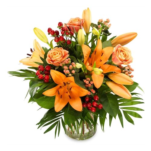 Autumn Bouquet with lilies