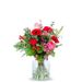 Boeket roze en rood