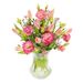Mixed bouquet in pink colors