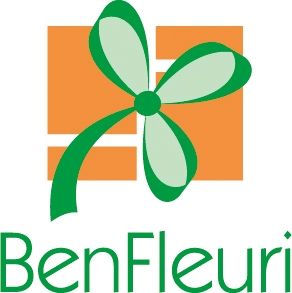 Het logo van BenFLeuri te Hoogeveen (bloemist)