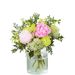 Minty peony bouquet