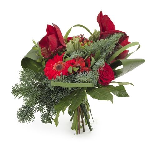 Christmas bouquet red