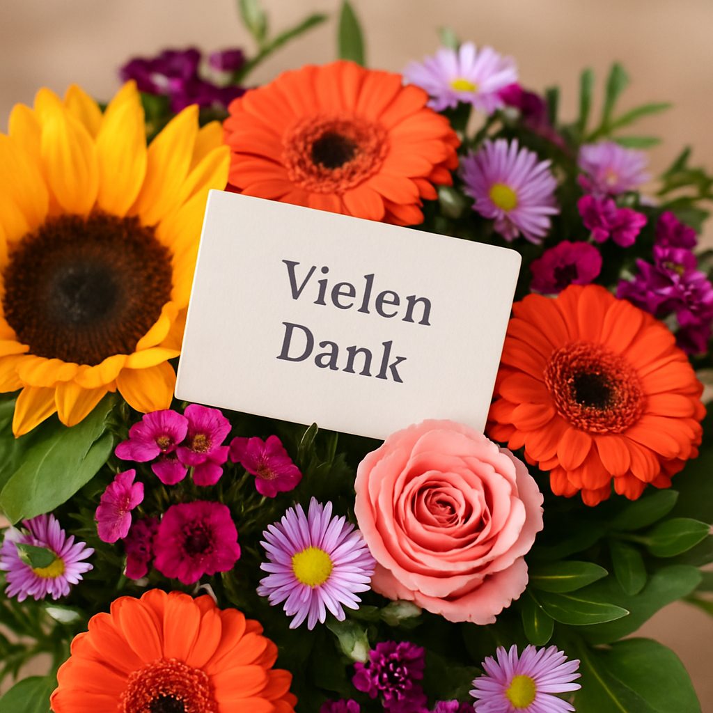 Jetzt Danke mit Blumen sagen 