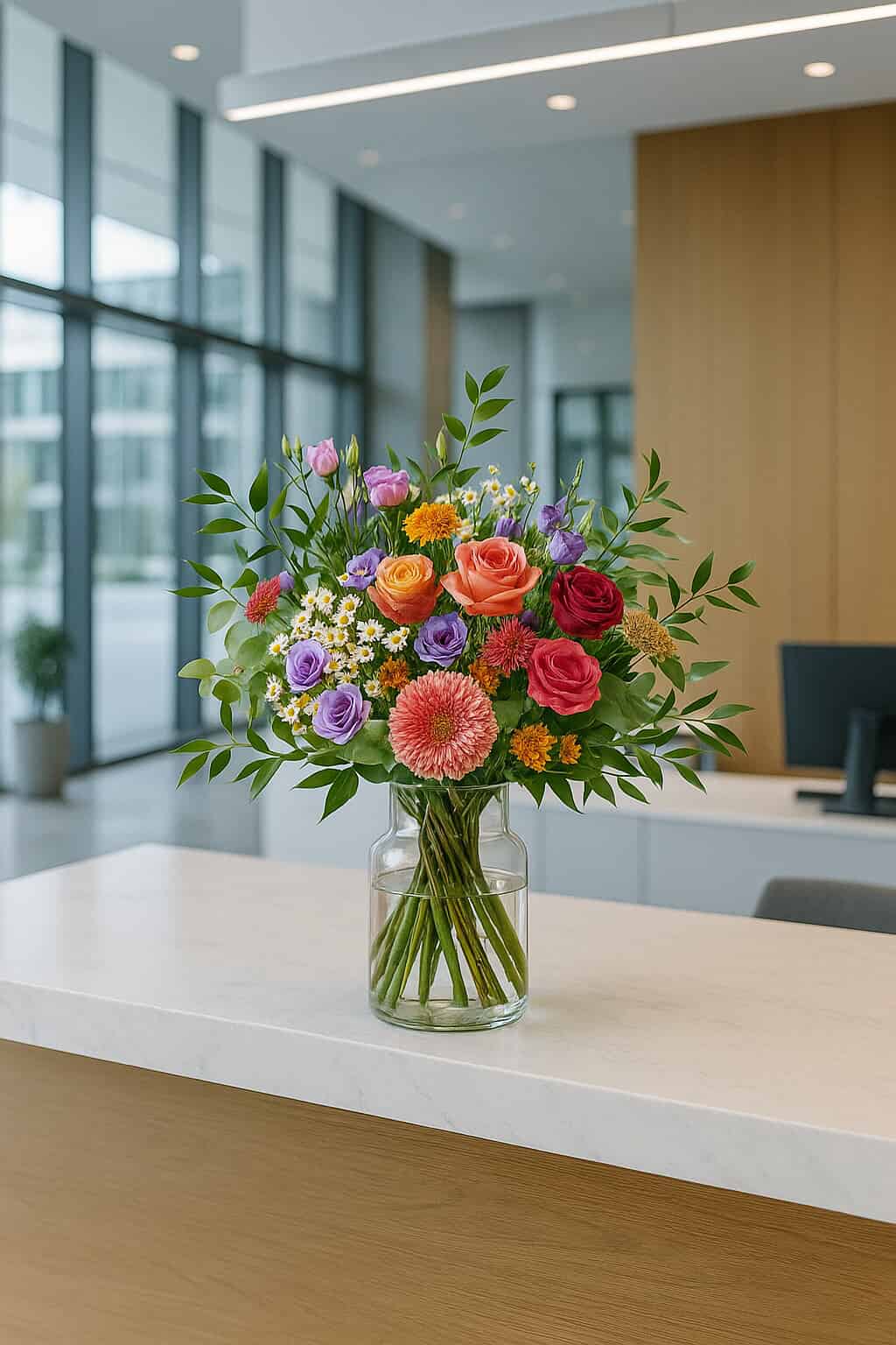 Zakelijk bloemen bezorgen op kantoor